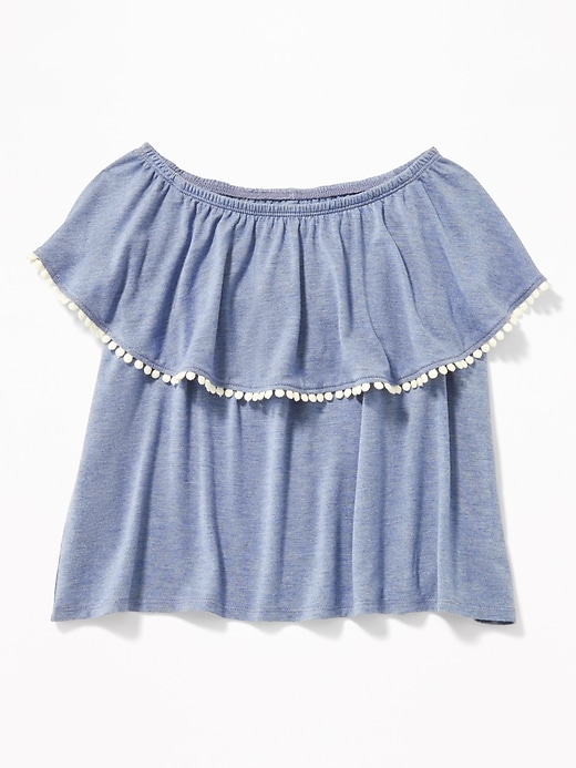 Ruffled Off-the-Shoulder Top for Girls | Old Navy