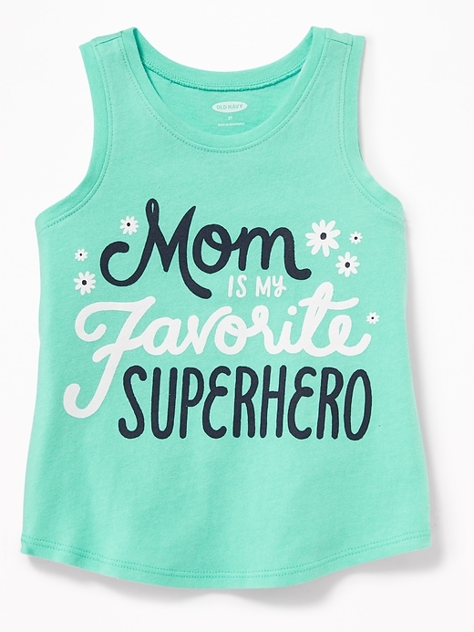 View large product image 1 of 1. Graphic Tank for Toddler Girls