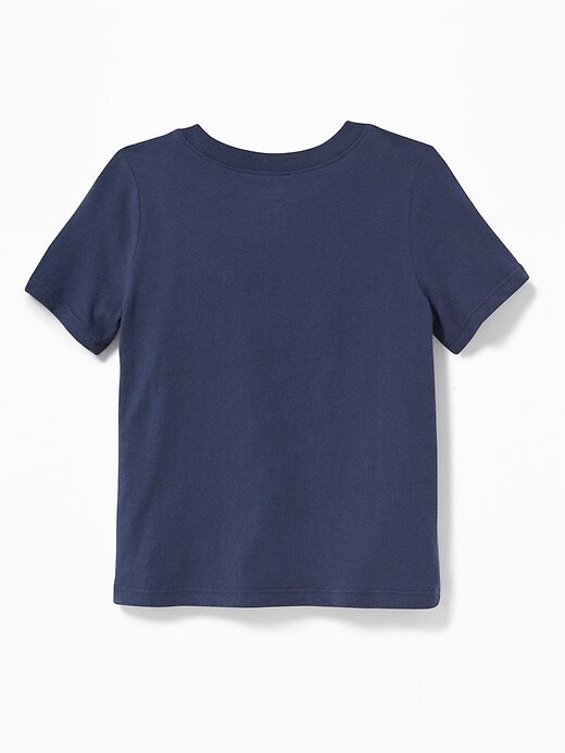 View large product image 2 of 2. Graphic Crew-Neck Tee for Toddler Boys