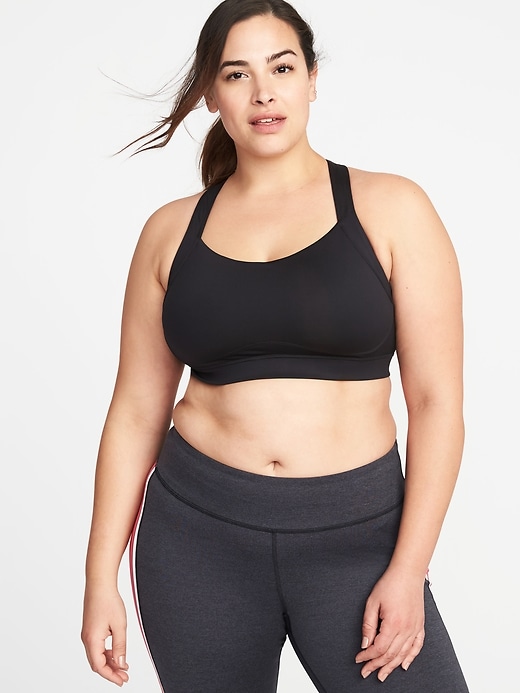 Image number 2 showing, Medium Support Plus-Size Cross-Back Sports Bra