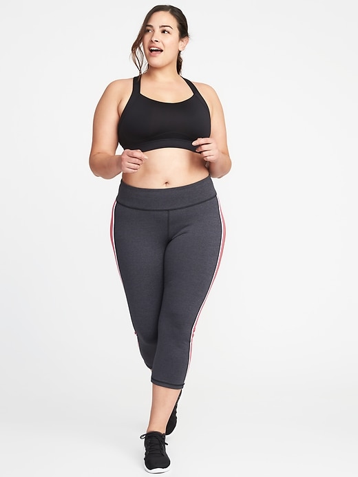 Image number 3 showing, Medium Support Plus-Size Cross-Back Sports Bra