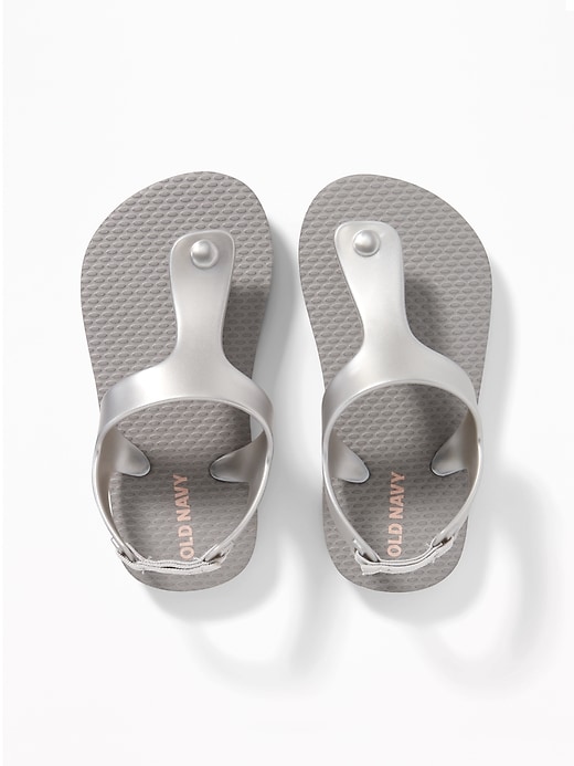 View large product image 1 of 1. T-Strap Flip-Flops for Toddler Girls