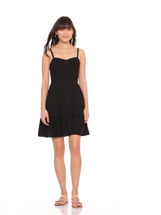 slim fit dress slacks Sweetheart Embroidered Mesh Floral Tiered Fit and Flare Dress  Camille La  Vie