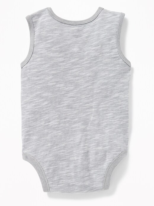 Slub-Knit Muscle Bodysuit for Baby | Old Navy
