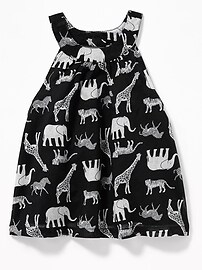 View large product image 4 of 4. Safari-Animal Print Swing Tank for Toddler Girls