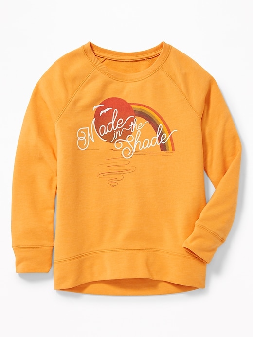 Graphic French Terry Sweatshirt for Girls | Old Navy