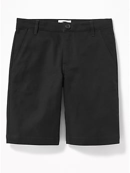 Twill Straight Uniform Shorts for Boys (At Knee) | Old Navy