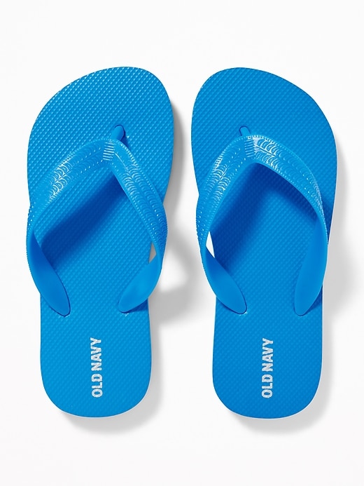 View large product image 1 of 1. Color-Block Flip-Flops for Boys