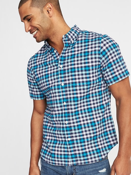 Image number 1 showing, Slim-Fit Built-In Flex Everyday Oxford Shirt