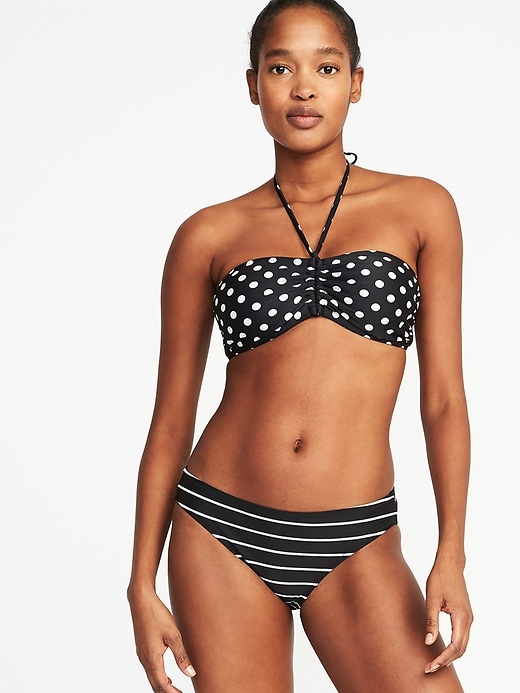 Image number 1 showing, Ruched Bandeau Swim Top for Women