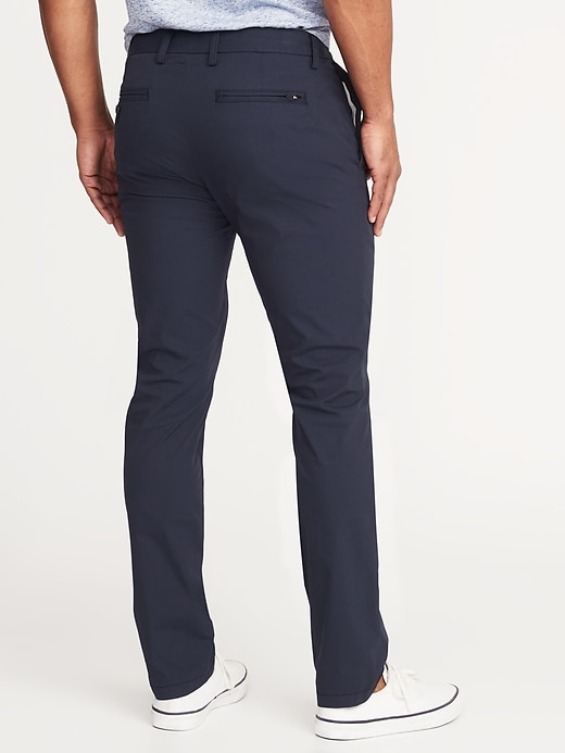 View large product image 2 of 2. Slim Built-In Flex Dry Quick Ultimate Khakis