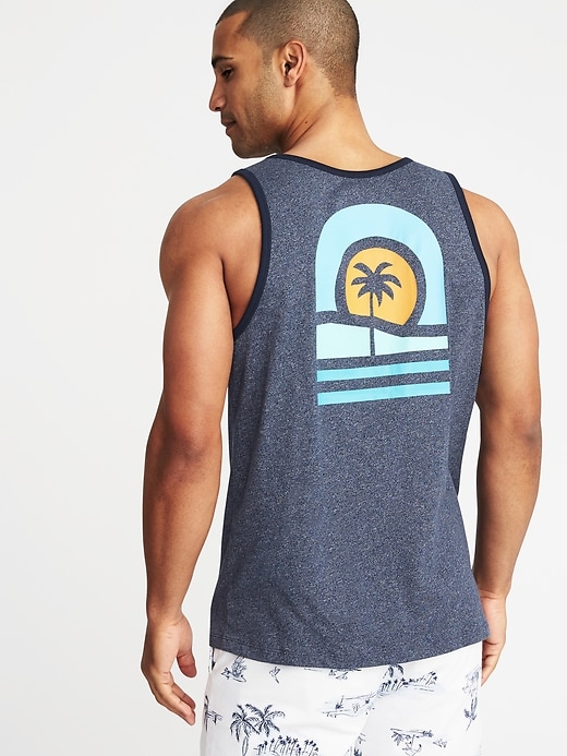 View large product image 2 of 2. Graphic Soft-Washed Tank