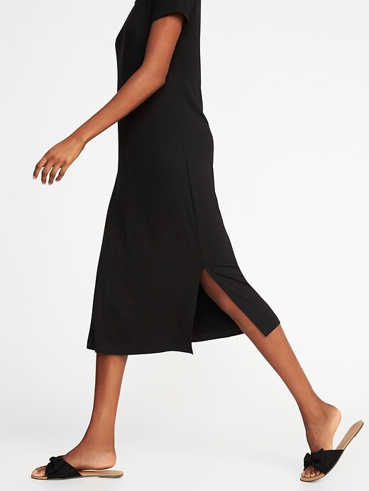 Image number 4 showing, Jersey-Knit Midi Tee Dress for Women