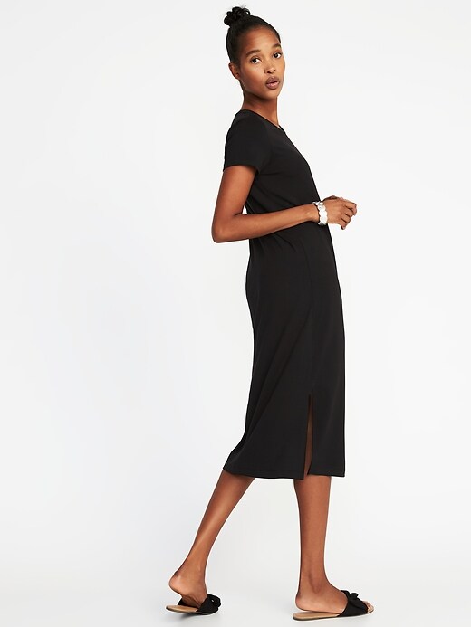 Image number 2 showing, Jersey-Knit Midi Tee Dress for Women