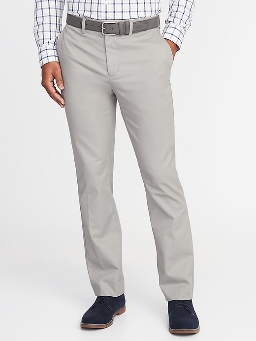 View large product image 1 of 2. Straight Signature Built-In Flex Non-Iron Pants for Men