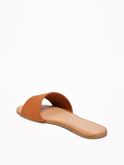 Image number 4 showing, Sueded Slide Sandals for Women
