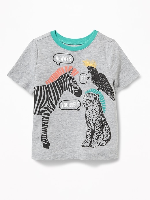 View large product image 1 of 2. "Always Be Yourself" Graphic Tee for Toddler Boys