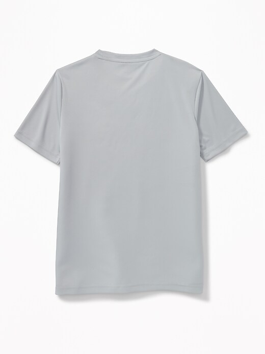 View large product image 2 of 3. Go-Dry Palm-Print Performance Tee For