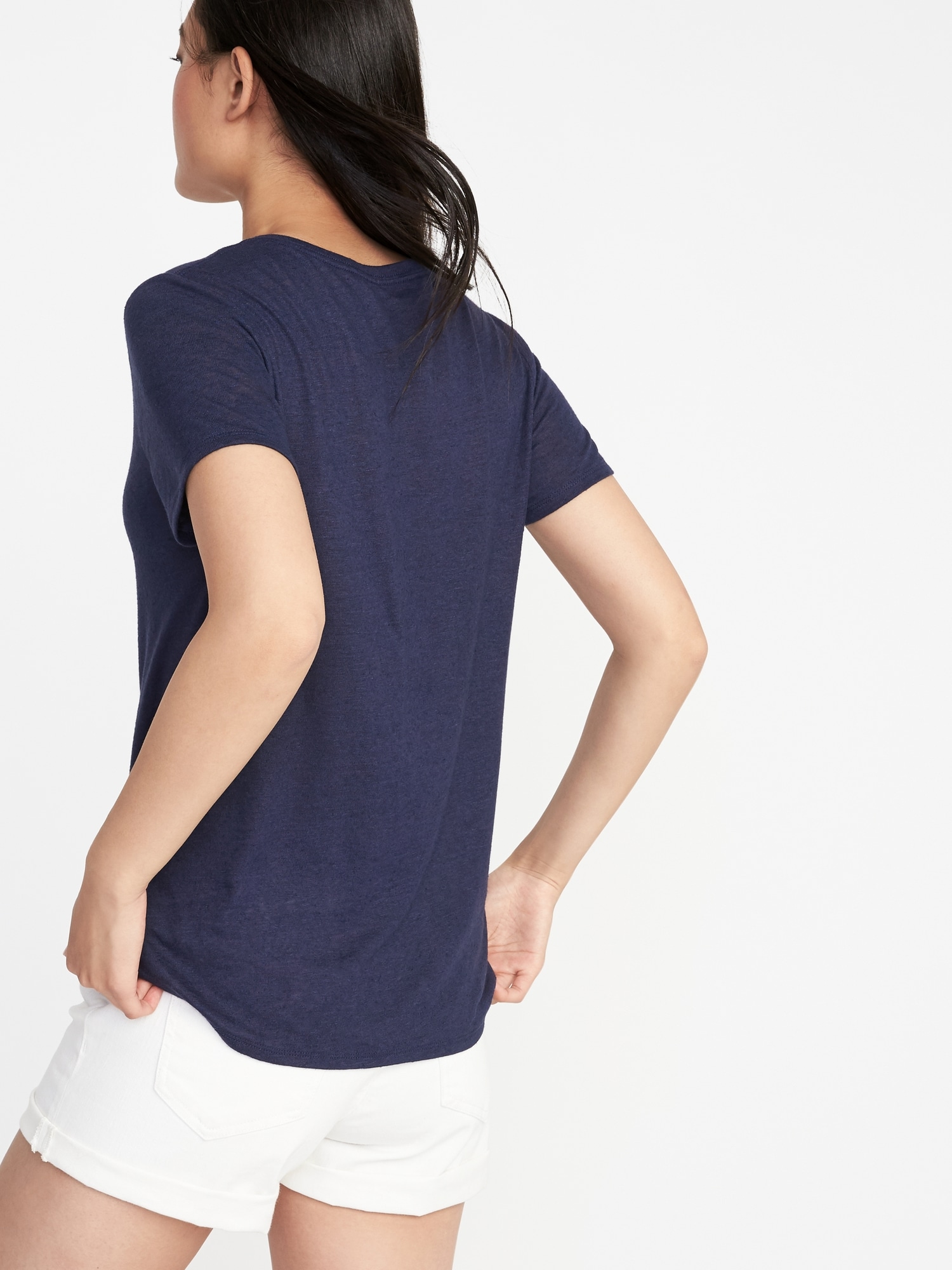 EveryWear Graphic LinenBlend Tee for Women Old Navy