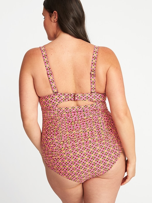 Image number 2 showing, Secret-Slim Plus-Size Underwire Swimsuit