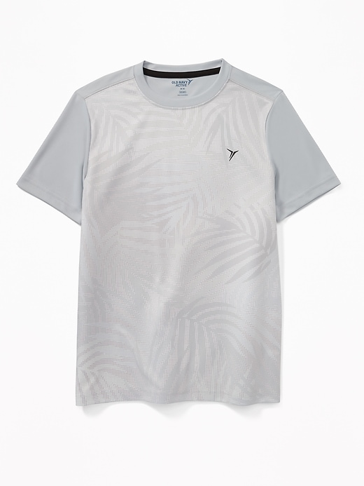View large product image 1 of 3. Go-Dry Palm-Print Performance Tee For