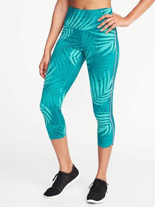 View large product image 1 of 3. High-Rise Compression Crops for Women