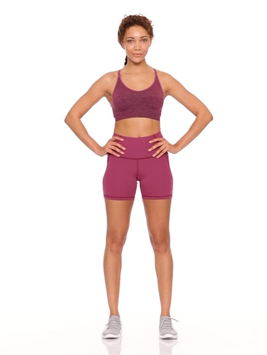 High-Rise Side-Pocket Compression Shorts for Women (5)