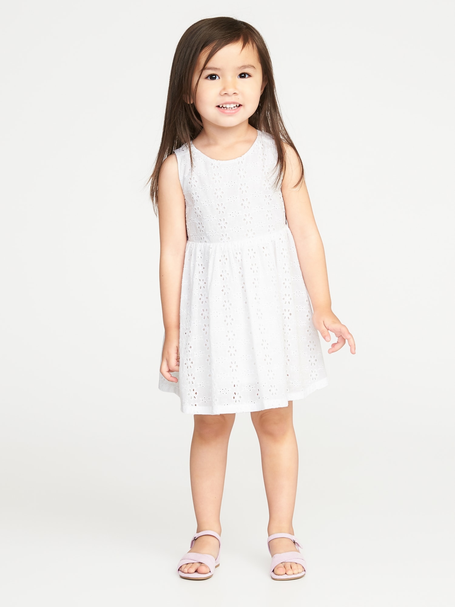 Sleeveless Eyelet Dress for Toddler Girls | Old Navy