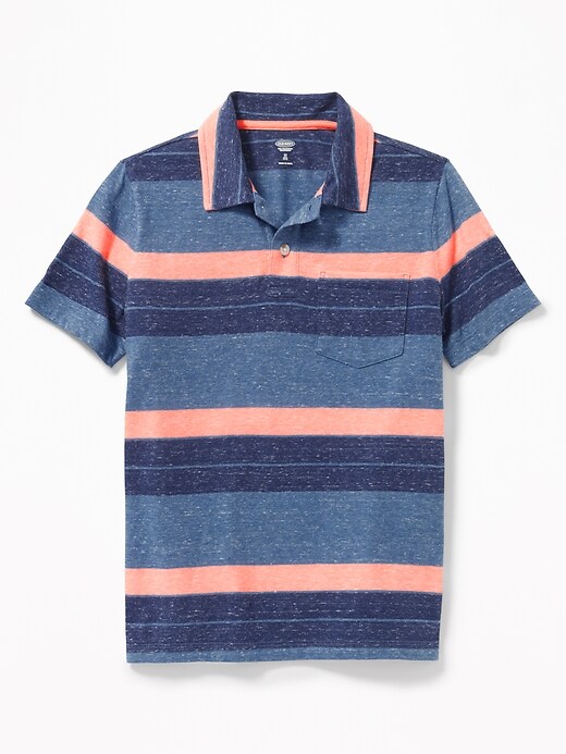 View large product image 1 of 1. Printed Jersey Polo For Boys