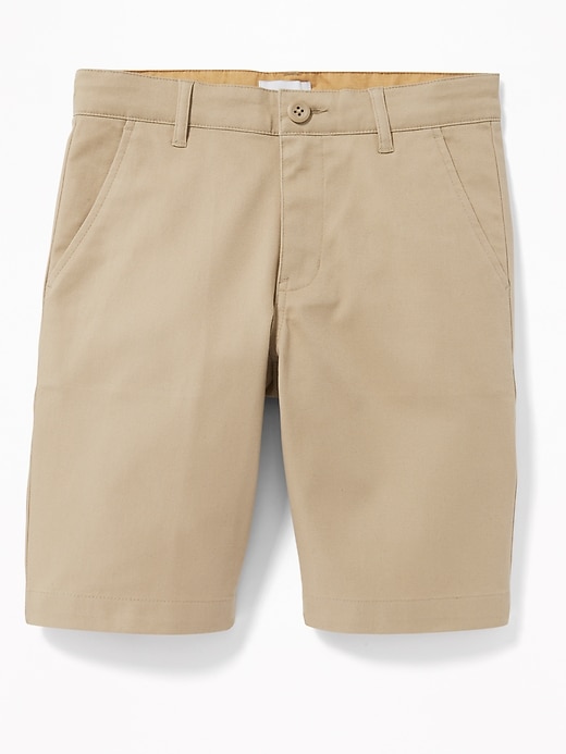 View large product image 1 of 3. Uniform Built-In Flex Stain-Resistant Shorts For Boys