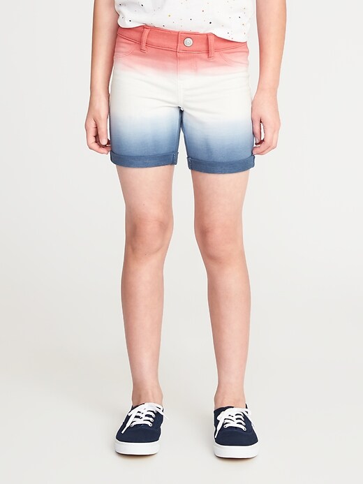 View large product image 1 of 3. French-Terry Midi Shorts For Girls