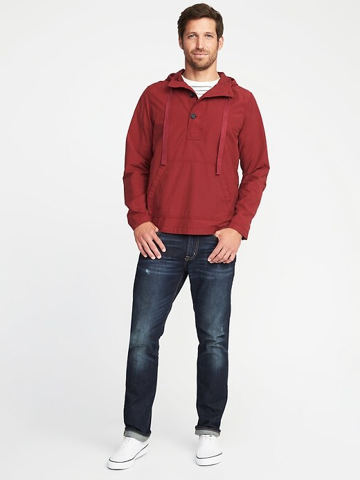 Image number 3 showing, Water-Resistant Pullover Utility Jacket