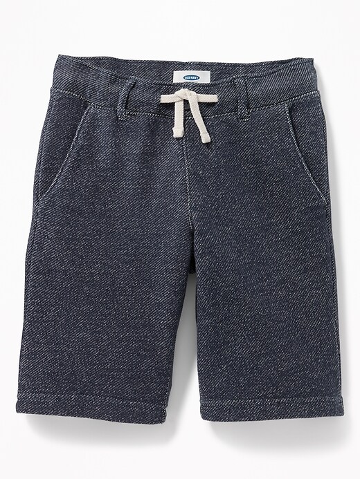 View large product image 1 of 1. Slim French-Terry Pull-On Shorts For Boys