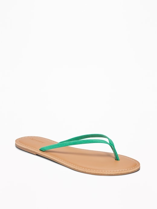 View large product image 1 of 1. Sueded Capri Sandals for Women