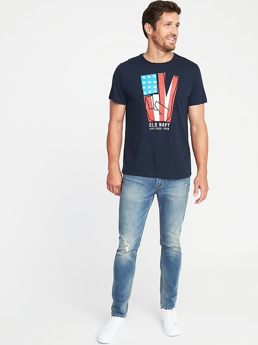 Image number 3 showing, 2018 Flag Tee for Toddler Boys