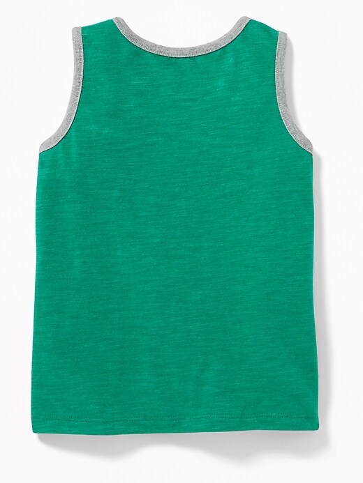 View large product image 2 of 2. "Always On Vacation" Tank for Toddler Boys