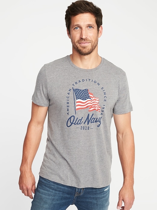 View large product image 1 of 1. 2018 Flag-Graphic Tee