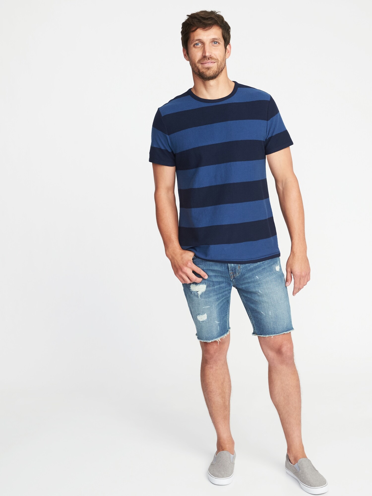 Heavyweight Terry-Cloth Tee for Men | Old Navy
