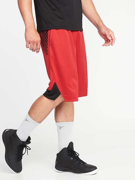 View large product image 1 of 1. Go-Dry Mesh Basketball Shorts (12")