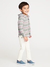Striped Hooded Oxford Shirt for Toddler Boys | Old Navy