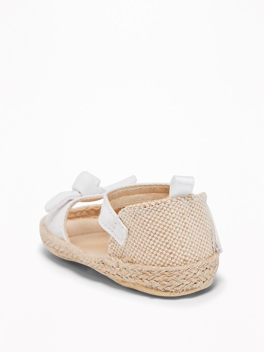 Image number 3 showing, Knotted Peep-Toe Espadrille Sandals For Baby