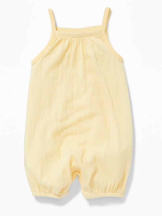 View large product image 2 of 2. Crinkle-Crepe One-Piece For Baby