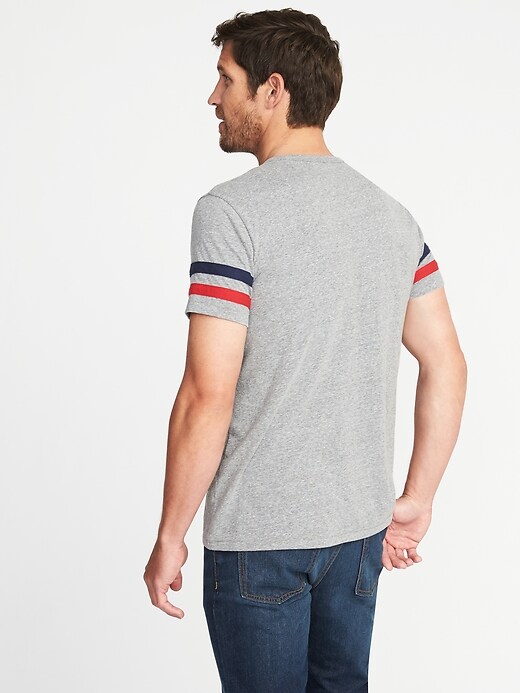 Image number 2 showing, Soft-Washed Football-Style Tee