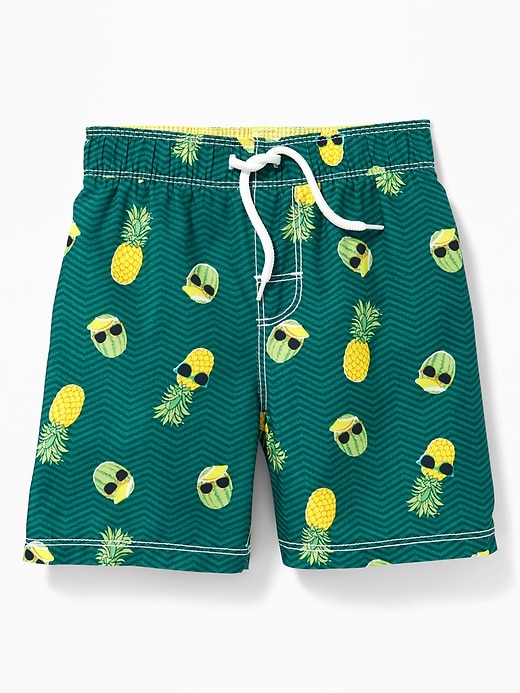 View large product image 1 of 1. Printed Swim Trunks for Toddler Boys