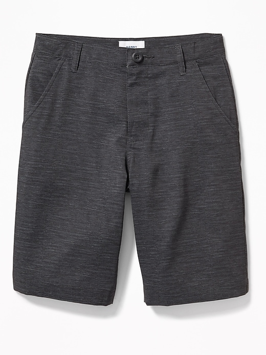 View large product image 1 of 3. Built-In Flex Flat-Front Tech Shorts For Boys