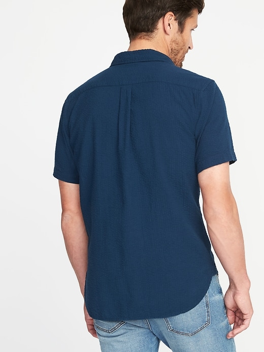 Image number 2 showing, Slim-Fit Classic Seersucker Shirt