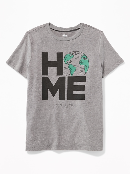 View large product image 1 of 2. Earth Day 2018 "Home" Tee for Boys