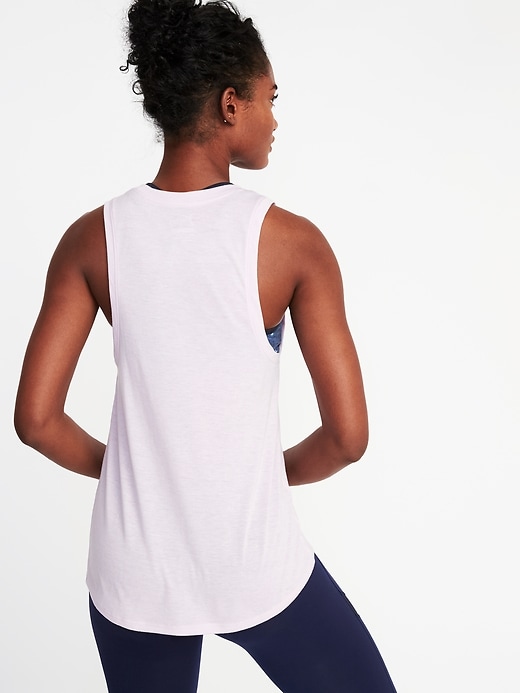 Image number 2 showing, Graphic Performance Muscle Tank for Women