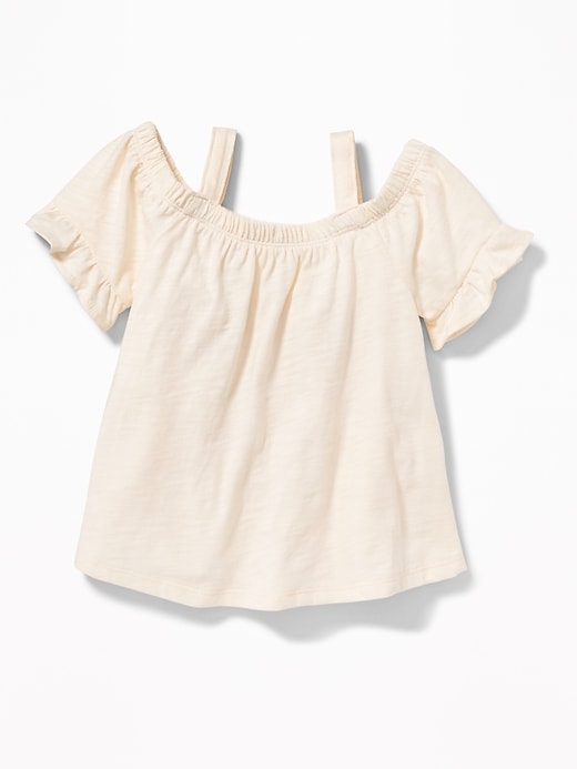 Graphic Cold-Shoulder A-Line Top for Toddler Girls | Old Navy