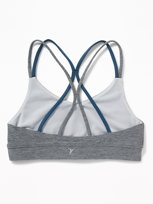 View large product image 2 of 2. Double-Strap Cami Sports Bra for Girls